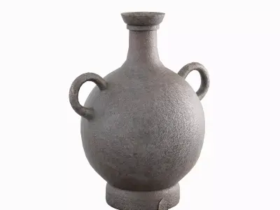 Medieval Decor Vase 02 Low-poly 3D model