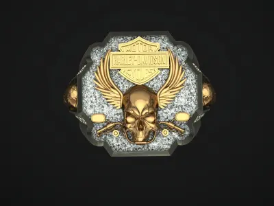 Mens Harley-Davidson 3D print model 3D print model