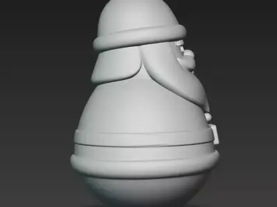 Santa Claus figure 3D print model