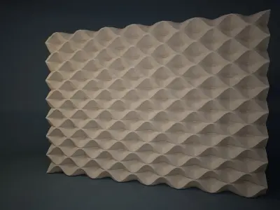 02 PARAMETIC PATTERN Low-poly 3D model