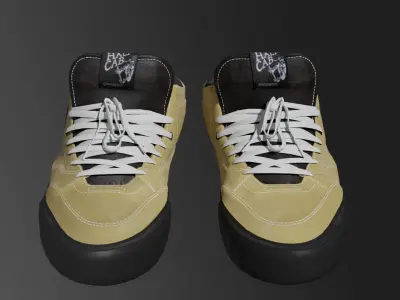 Vans Half Cab Skateboarding Sk8 Sb Bmx Shoes Sneakers Low-poly  Low-poly 3D model