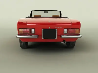 Fiat 124 Spider 1970 3D model