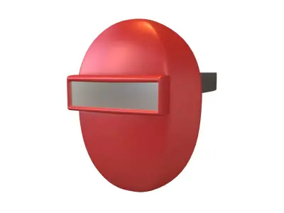 Welding Mask v1 003 Low-poly 3D model