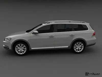 Volkswagen Passat Alltrack 2013 3D model