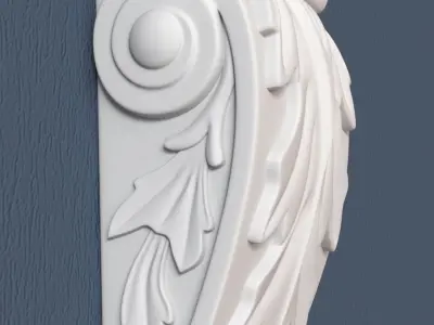 Decorative Corbel 3D model 3