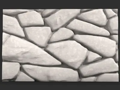 Wall Archway Stone Detail 3D print model