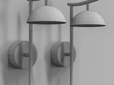 Aromas del Campo Wall lamp Tana Low-poly 3D model