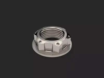 Pro Bolt CNC Top Yoke Nut 3D model