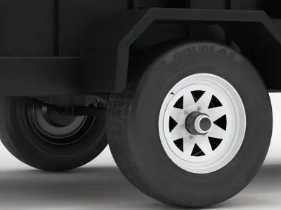 Kohler Industrial Diesel Generators Single Sand color 3D model