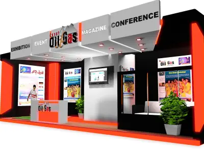 Booth Exhibition Stand a631b 3D model