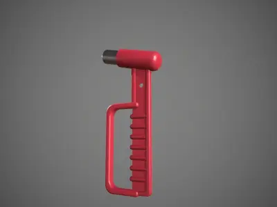 Emergency Hammer Low-poly 3D model