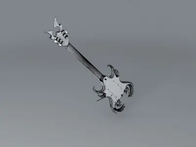 The Black Diamond guitar Free 3D model