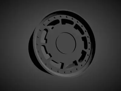 Pirelli P-Slot scalable and Printable rim 3D print model