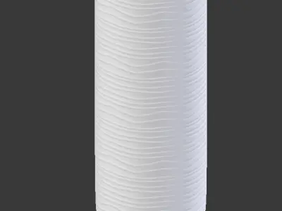 Modern White Vase 3D model
