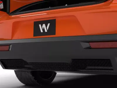 Dodge Charger Daytona 2024 HQ 3d model 3D model