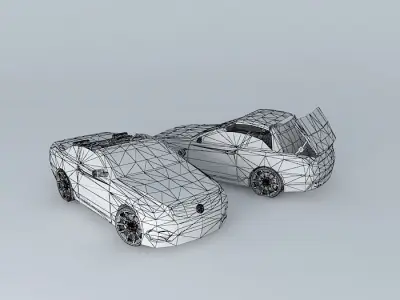 NEG cabriolet car  Free 3D model