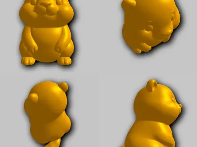Marmot - Kawaii Animals Collection 3D print model