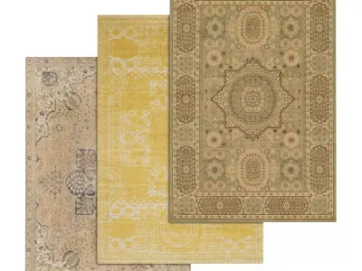 Rug Set 1961 3D model