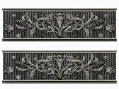 Decor for CNC 3D model