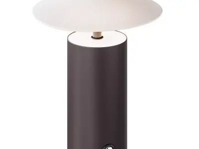 Zara Home table lamp with paper shade 3D model