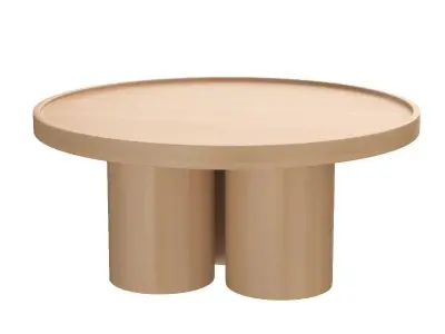 Delta Round Coffee Table 3D model