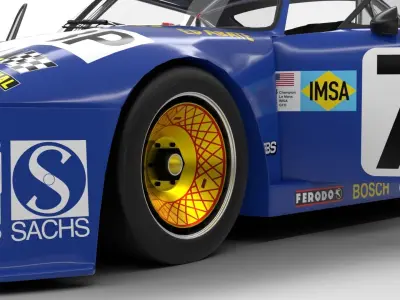 Porsche 935 Le Mans 1979 79 Barbour Racing HQ 3D model