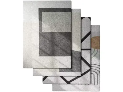 Carpet set 52 3D model
