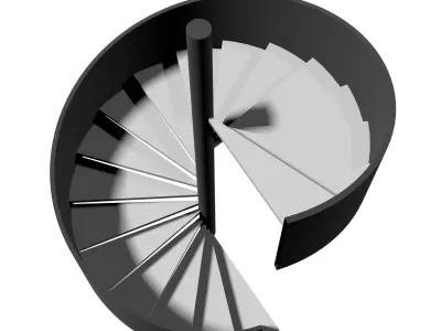Spiral stair 2023-0008 3D model