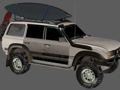 a-land-explorer Low-poly 3D model