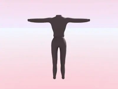 Sexy Training Wear for Women 3D model