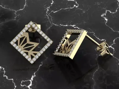 Earring Jewelry 3D print model purchase