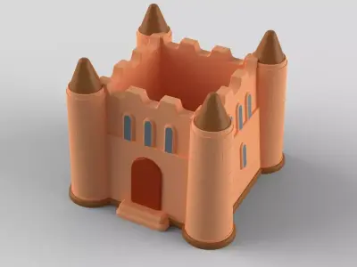 Castle 3D print model