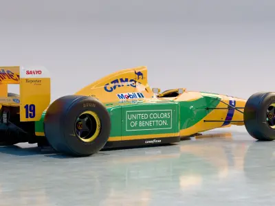1992 Benetton B192 Formula 1 3D model