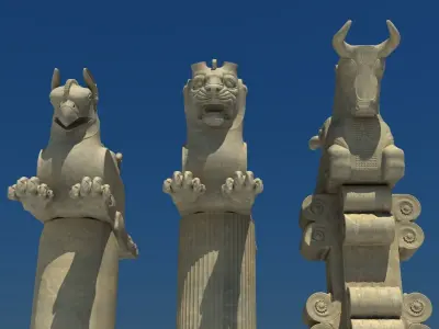 capital Iran Persepolis  3D model