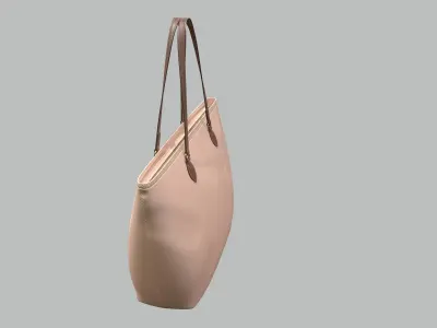 Gucci Women Ophidia GG Medium Tote Beage Leather Bag Low-poly 3D model