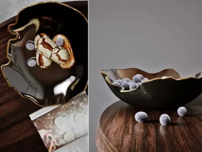 KATHARINE POOLEY Organic Bowl 3D model