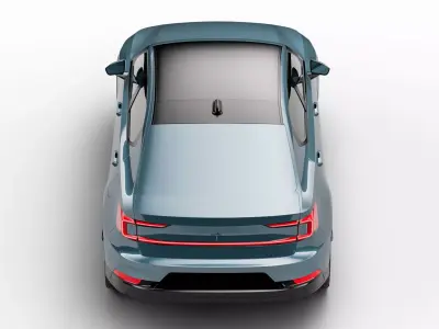 Polestar 2 2020 electric coupe 3D model