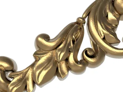  decorative pattern ready for 3D printing 3D model 350