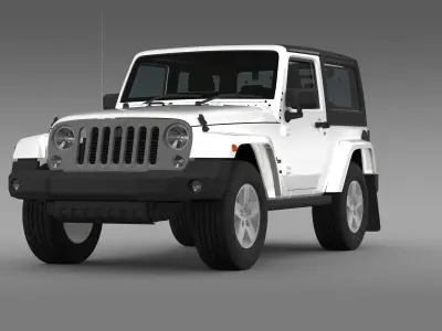 Jeep Wrangler Freedom 2014 3D model