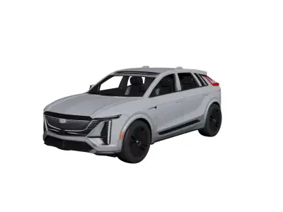 Cadillac Lyriq-V 2026 3D Model Performance Electric Luxury SUV 3D model