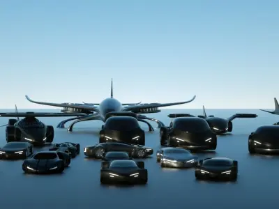 Future Vehicles Collection 3D model