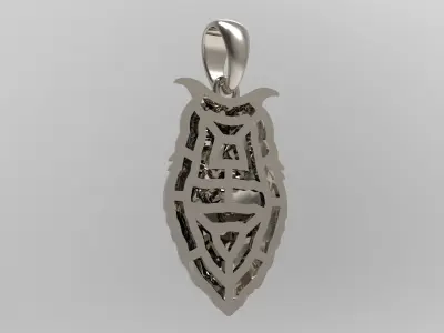 Owl pendant N - 226 3D print model