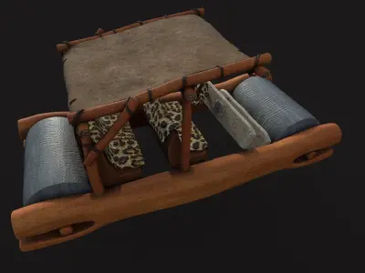 Tronco movil the Flintstones 3D model