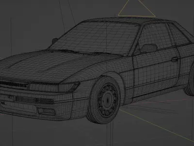 NISSAN Silvia s13 origin 3D model