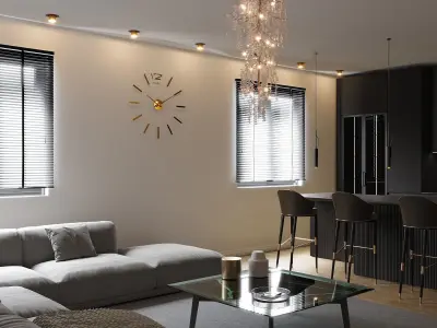 kitchen interior dizayn 3D model