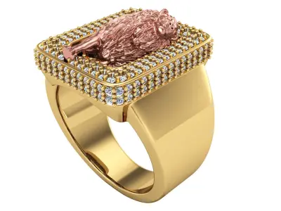 The Lion Ring - Lion King 3D print model