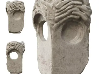 Decorative abstract sculpture  3D model