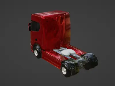TRUCK- LOW POLY Free 3D model