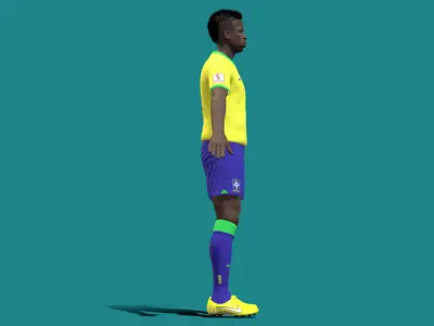Vinicius Brazil Worldcup 2022 3D model