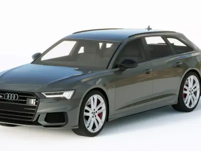 Audi S6 Avant 2020 3D model